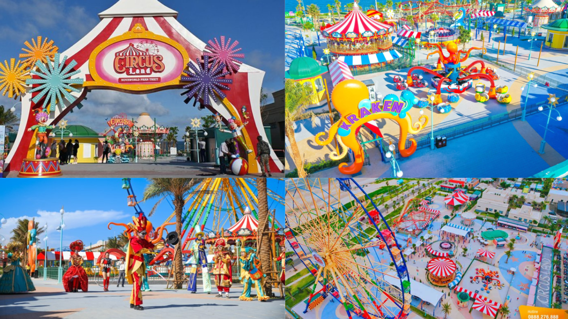 Circus Land - khu vui chơi trẻ em ở Phan Thiết