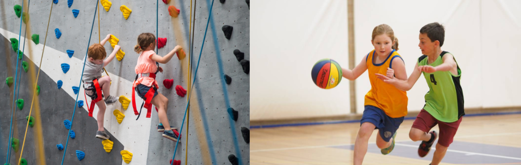 Bé chơi trò chơi trẻ em