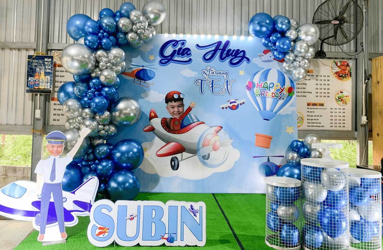 chủ đề sinh nhật bé thích