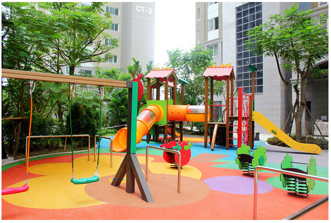 khu vui chơi cho bé 1-3 tuổi