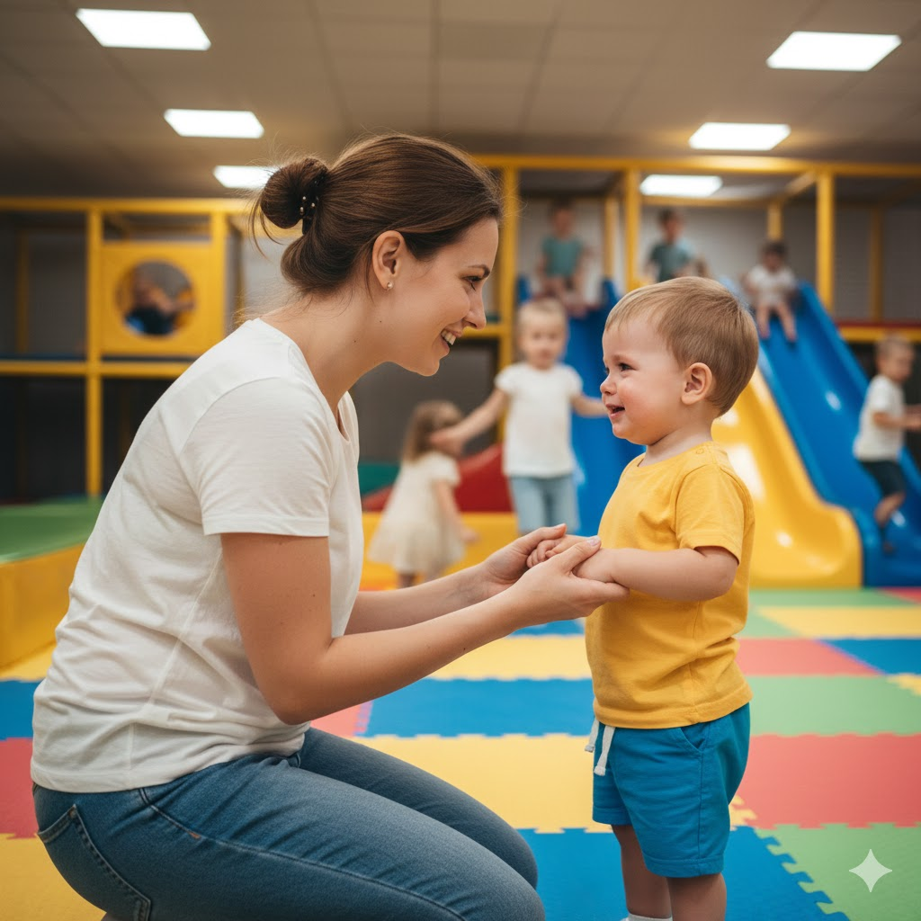 sai lầm khi đưa bé đi khu vui chơi